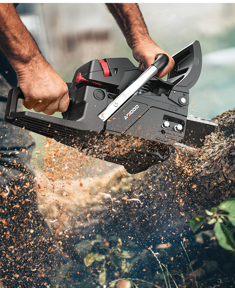 德国品质大功率二冲程油锯伐木锯汽油锯大功率家用链锯小型电锯电链锯