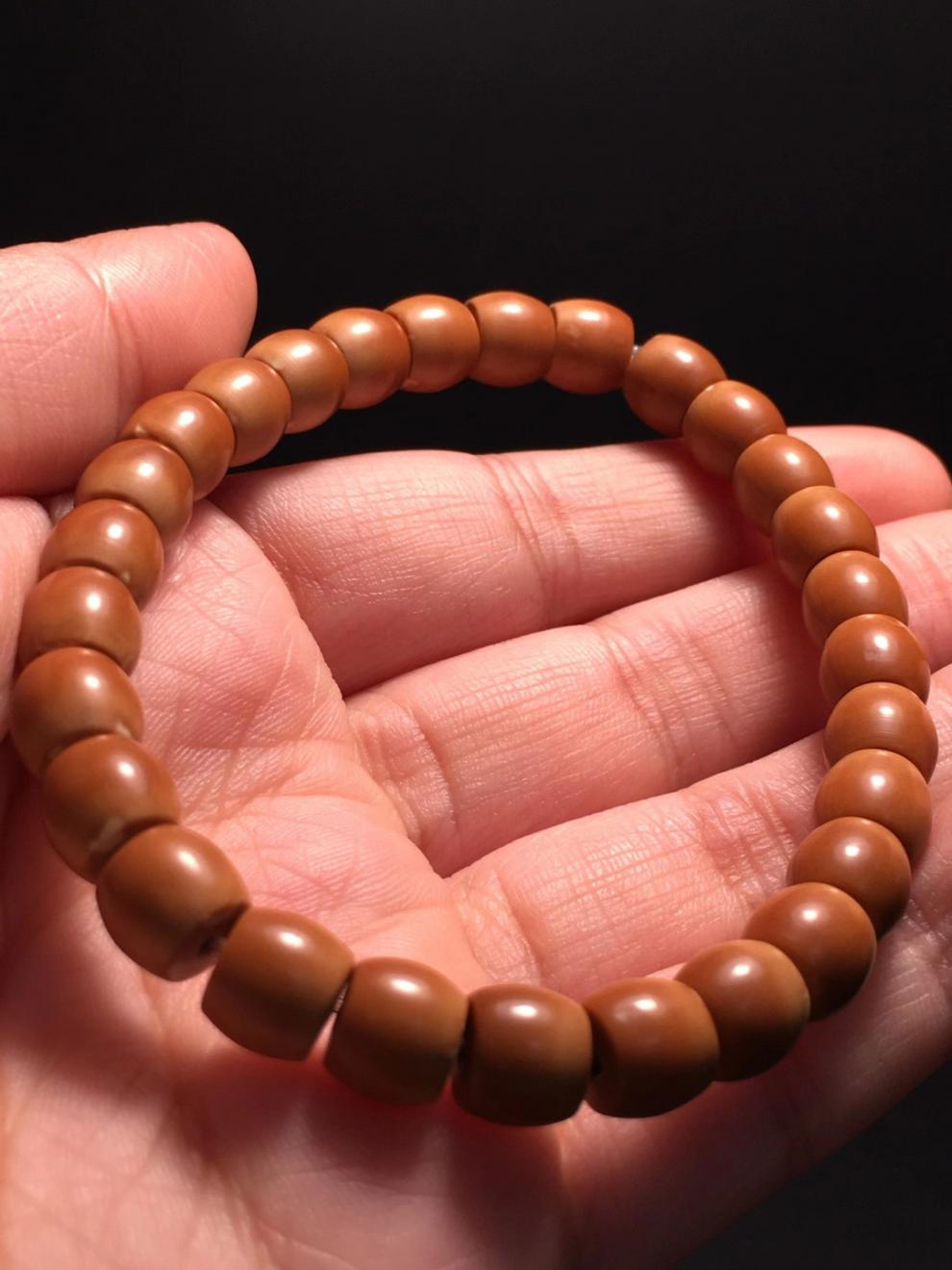 一北08单圈橄榄核手工核尖直切单圈085核尖单圈手串07橄榄核尖单圈085