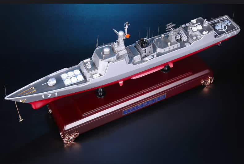 052d型导弹驱逐舰模型1:400仿真合金172昆明号静态舰艇军舰 1:400 171