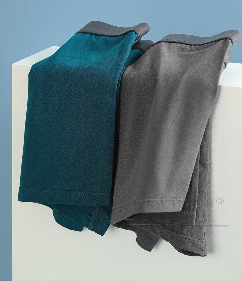 黎威尔品牌内裤男氨纶聚氨酯弹性纤维平角裤舒适透气短裤男士裤衩男生