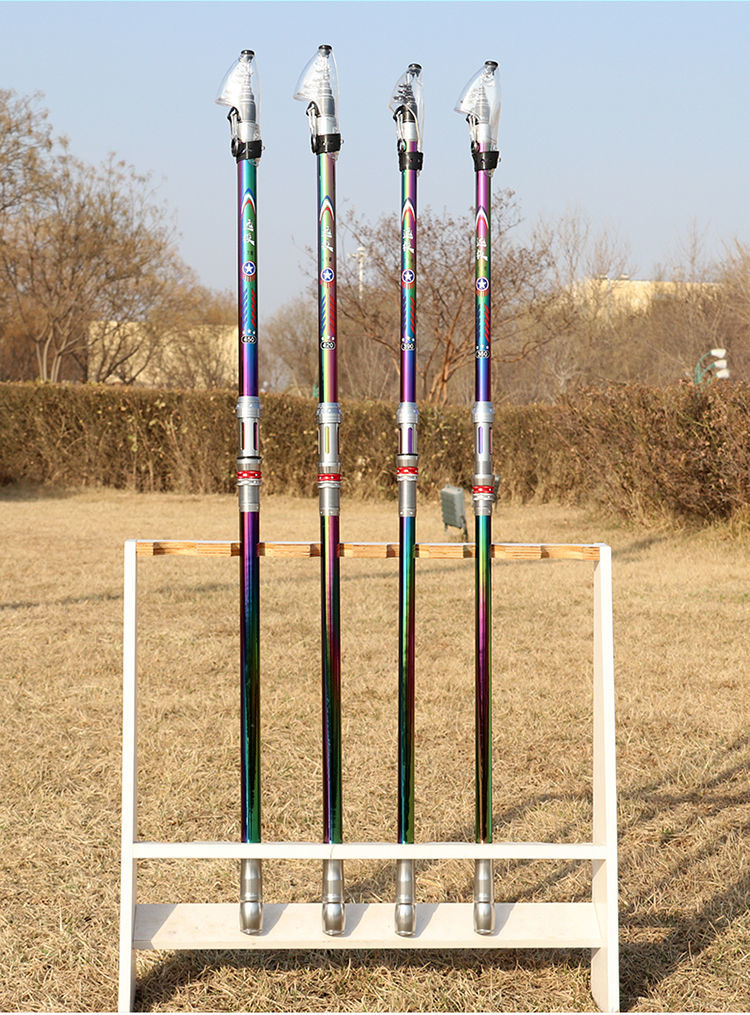 品界海竿海竿远投抛杆长节超硬钓大鱼42米7000金属轮