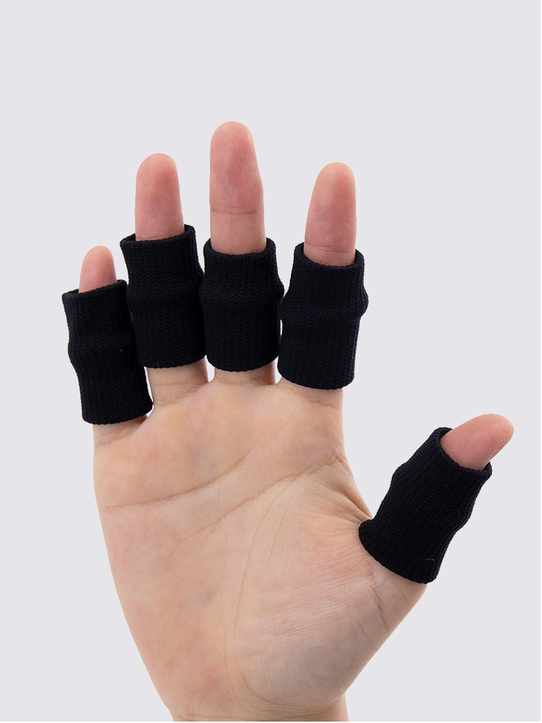 手指关节保护套指套棉线防护耐磨加厚保护防痛工作护指防伤护劳保透气