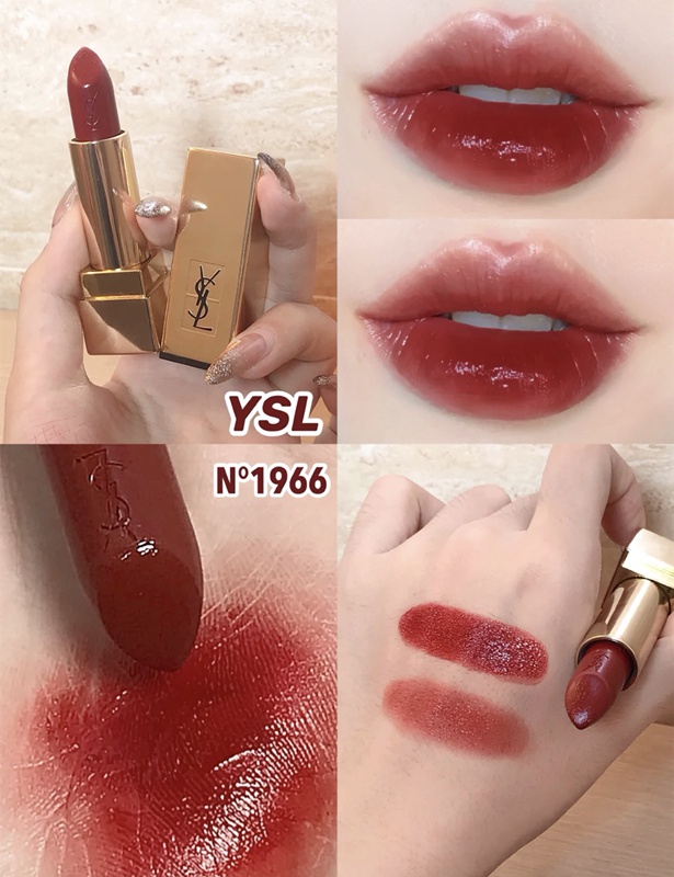 现货ysl/圣罗兰方管哑光口红157 1966 157 156 83 21 120 114棕红