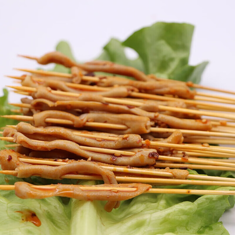 鸭肠小串夺命铁板小串手把串生鲜冷冻网红鸭肠串1200串火锅烧烤鸭肠小