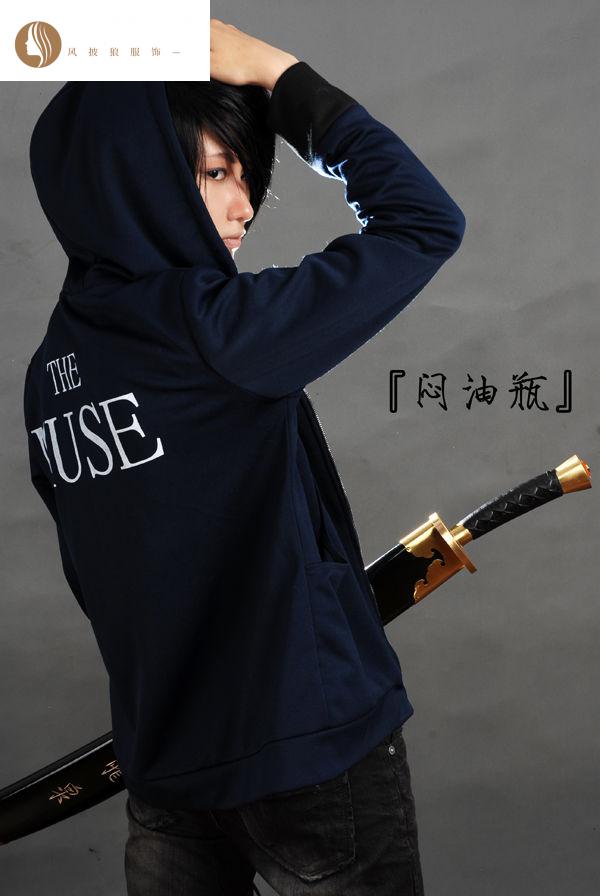 张起灵同款衣服 盗墓笔记小哥外套卫衣cosplay 闷油瓶 瓶邪连帽衫t恤