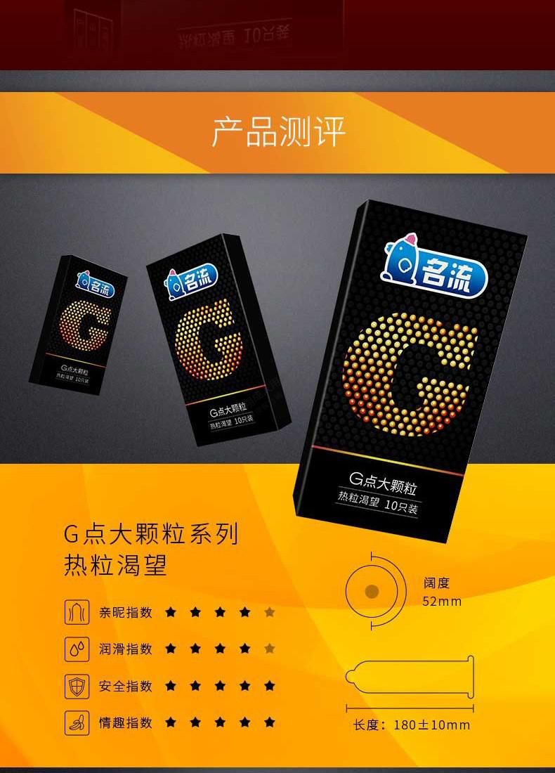 名流避孕套激点大颗粒套中号振动式环安全套凸点螺纹带刺套套男士用辟