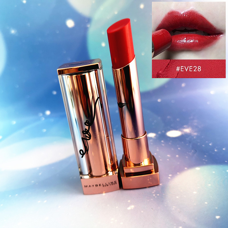 美宝莲小灯管绝色持久唇膏纵情耀系列星钻口红spk08sor12spk07蒸汽波