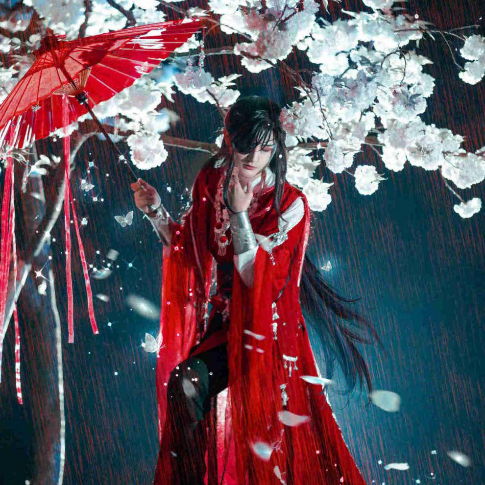 花城cos服花城c服花城婚服花花cos服fafa服饰 衣服全套 s【图片 价格