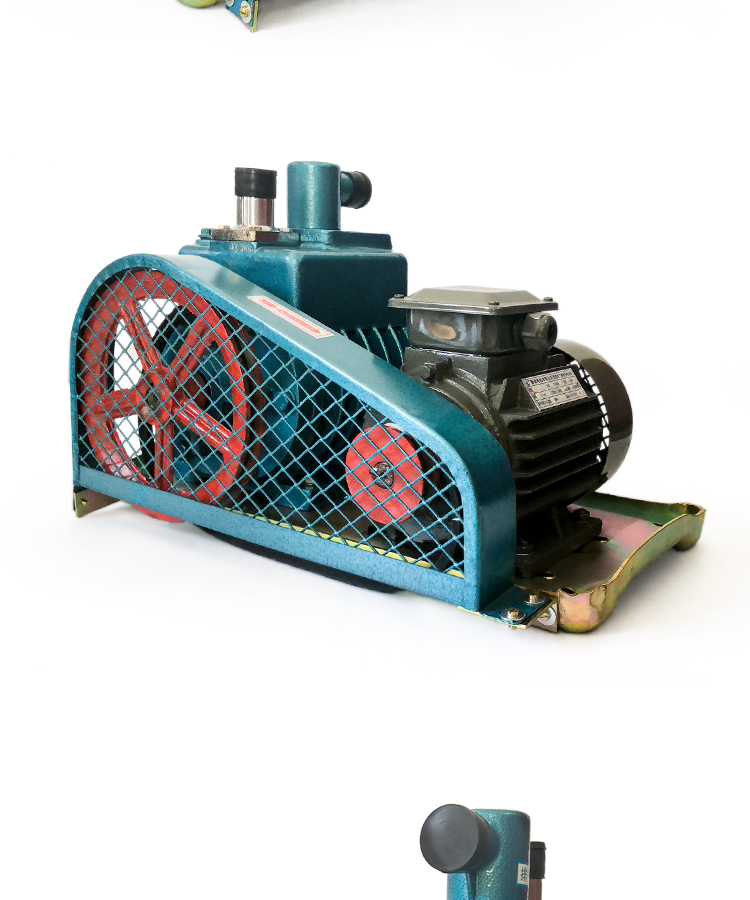 2x双极旋片式真空泵抽空气工业用高真空树脂水环式真空泵2x15a风冷泵