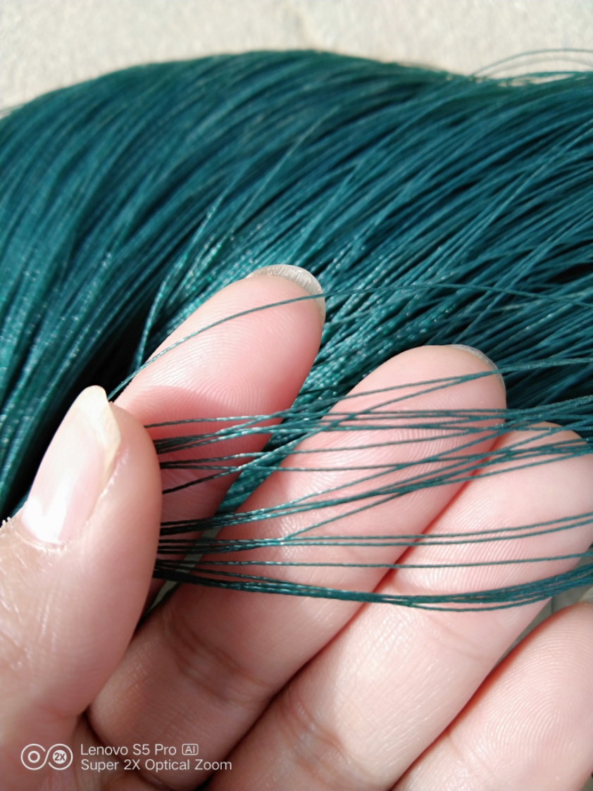 撒网编织熟料聚乙烯渔网编织绞丝线合股线鱼网修补线鱼丝线3股 6股0.