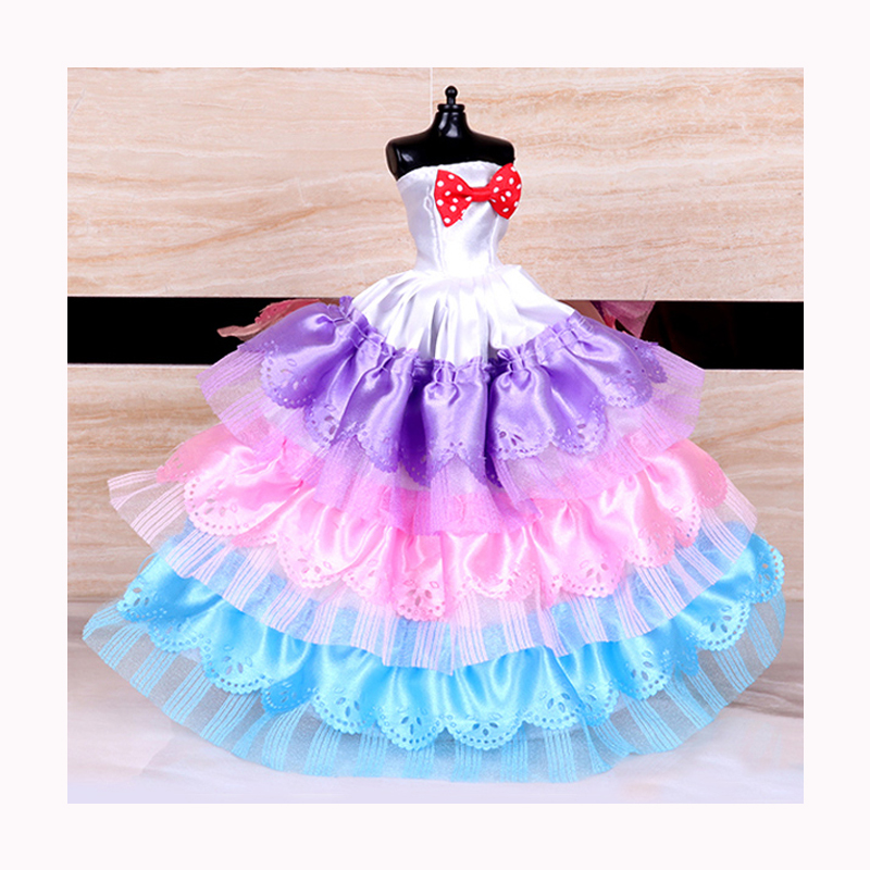 芭比barbie换装30厘米芭比娃娃换装衣服古风古装半包裙子礼服女孩