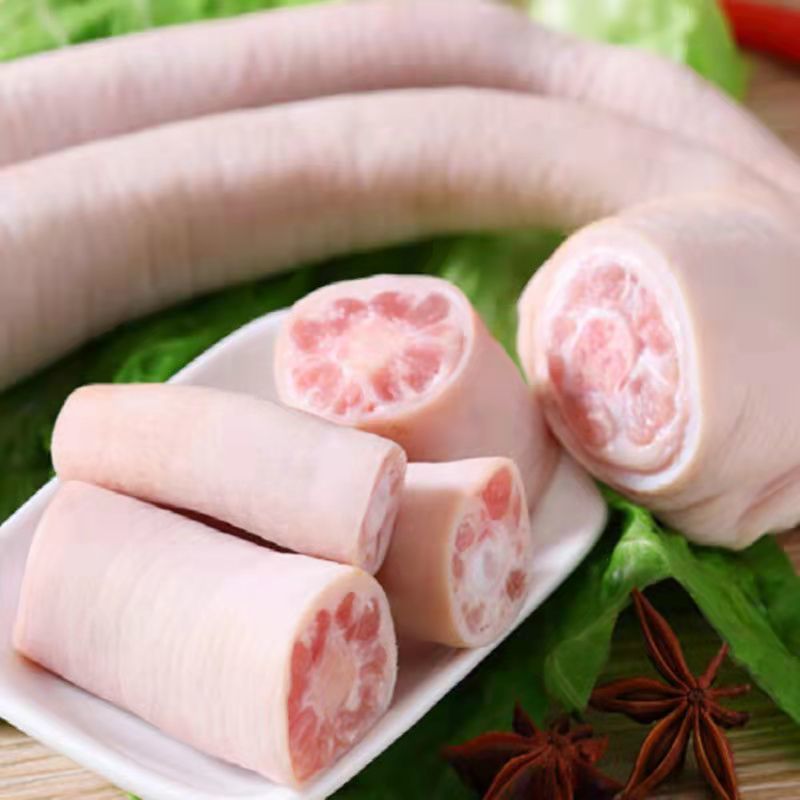 新鲜猪尾巴长尾巴短尾巴整根农家散养土猪带皮全尾巴生的5斤装土猪鲜