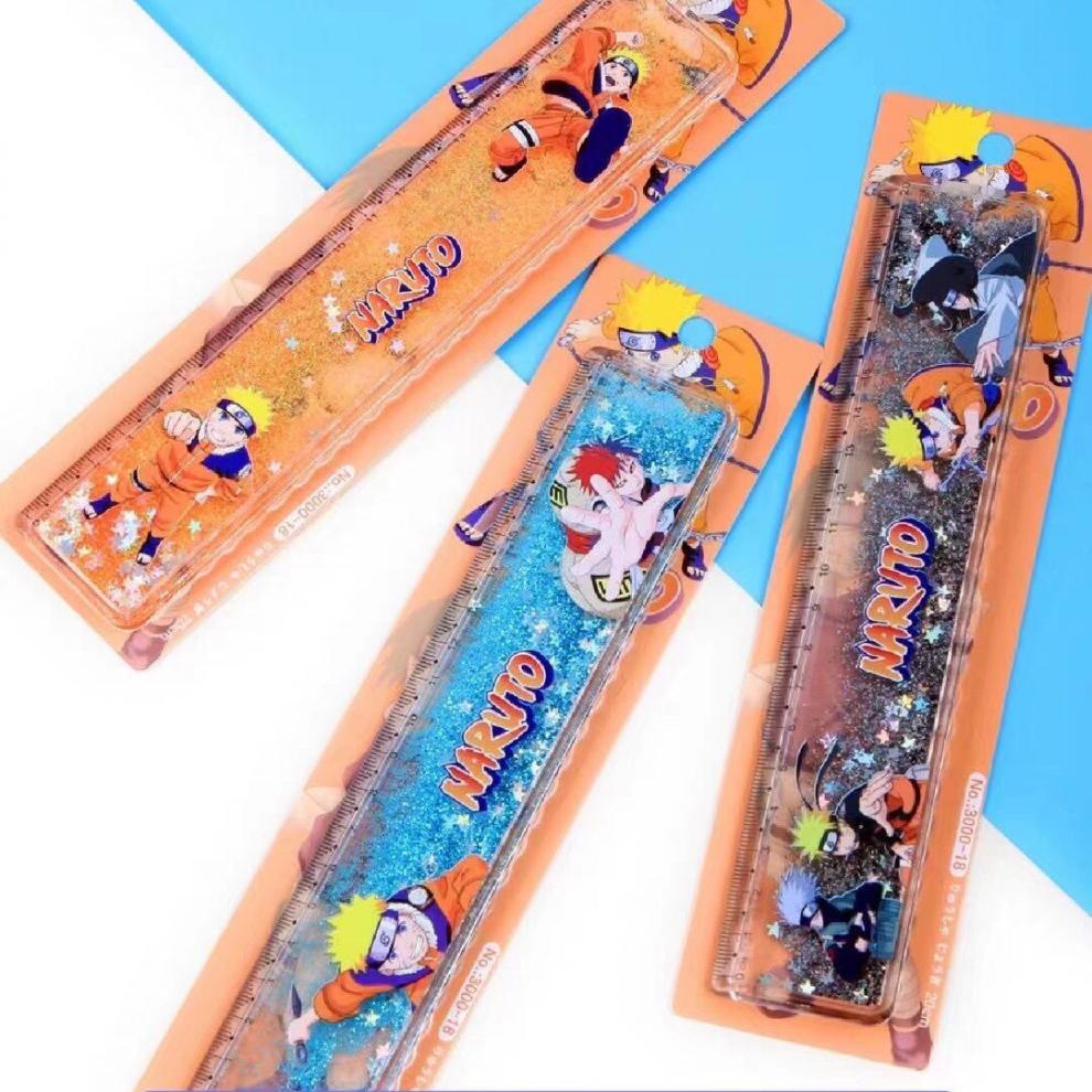 农抓手 网红入油流沙尺子学生可爱韩版少女创意多功能刻度尺透明直尺