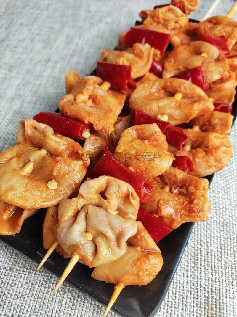 泡椒脆肚串烧烤油炸串食材脆皮鸽肚串调理腌制半成品家庭商用小吃泡椒