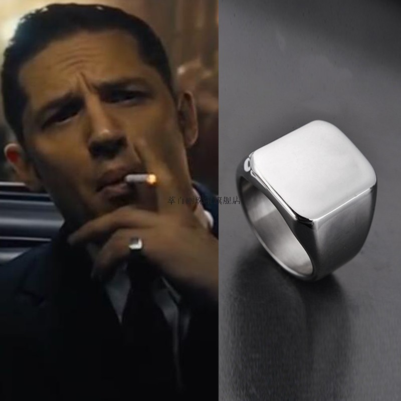 萃百丽cbli汤姆哈迪同款戒指男潮尾戒个性欧美食指网红蹦迪嘻哈霸气