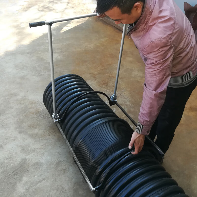 通用款接管工具hdpe双壁波纹管安装污水管接头拉紧管道连接器 600波纹