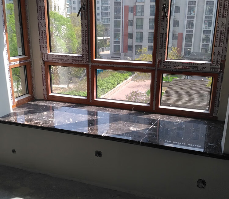 飘窗台面石英石大理石台面定做过门石门槛石石英石飘窗人造天然大理石