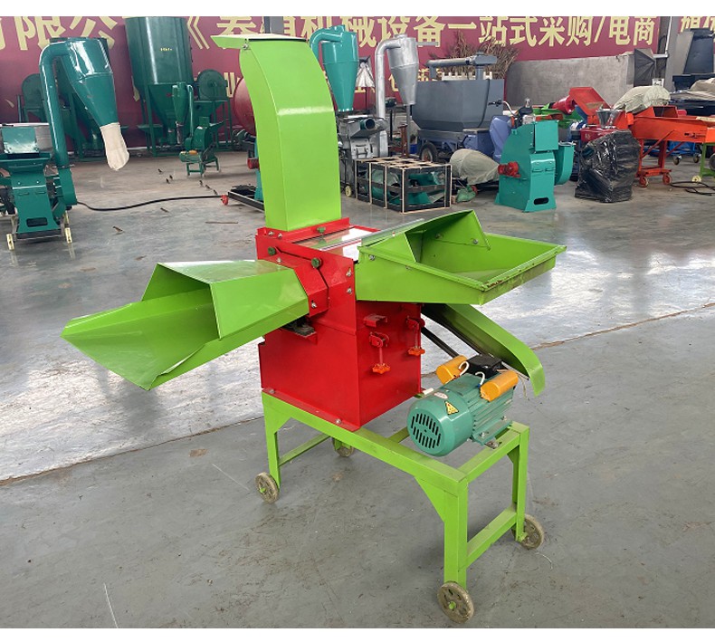 铡草揉丝一体机干湿两用秸秆饲料粉碎机铡草机家用养殖牛羊切草机