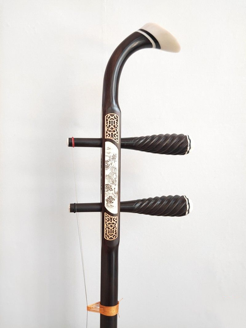 二胡扁圆二胡二泉胡乐器两用练习用琴含配件乐器直销【图片 价格 品牌