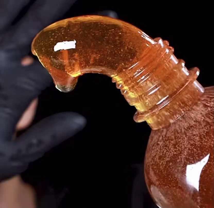 快手同款蜂蜜膏果冻吃播 咀嚼食音琥珀宝石糖水晶 蜂蜜膏果冻原味