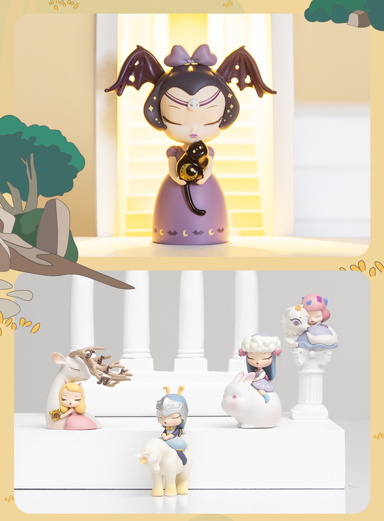 白夜童话暗夜童话盲盒玩具福袋盲袋扭蛋摆件盲盒娃娃全套生日礼物蒂凡