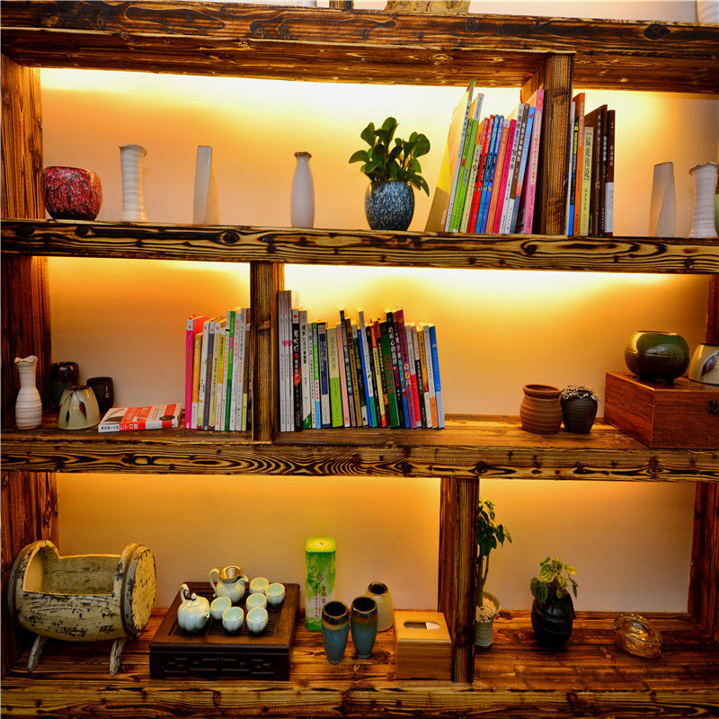 轻奢主播背景布书柜书架书房直播间背景墙网红快手抖音d立体背景布抖