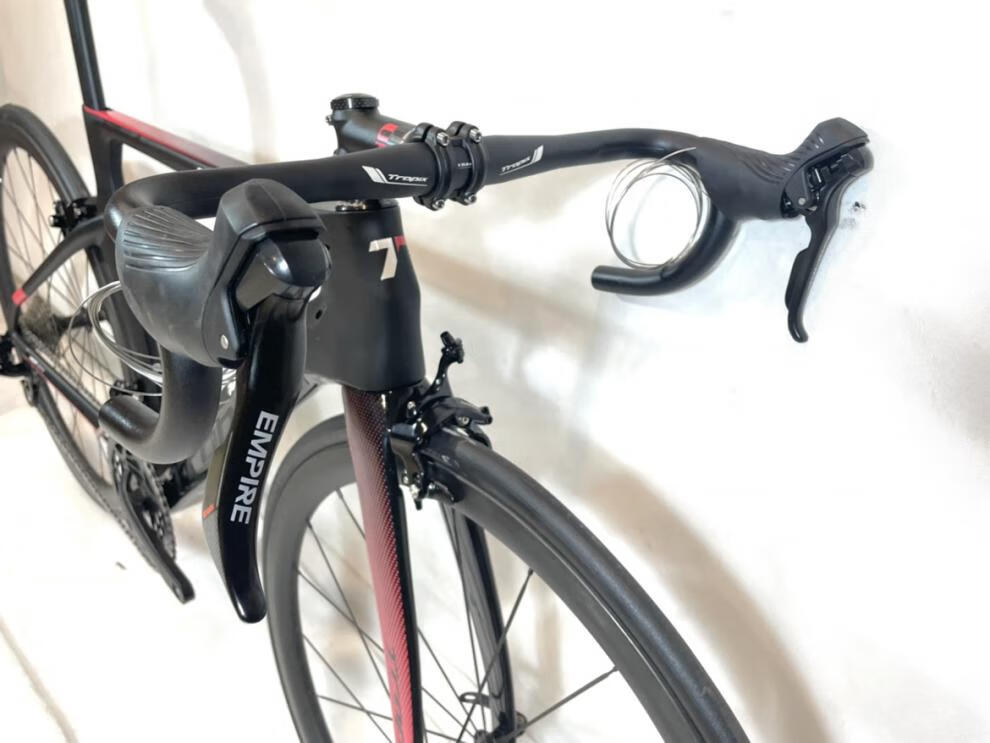 tropix paris烈风巴黎全新车架碳纤维公路车破风架前叉特价 46码