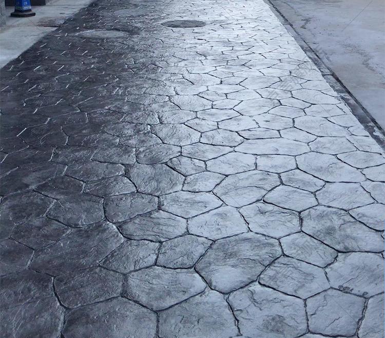 压花地坪材料水泥混凝土彩色路面压模印花压印地面强化料脱模粉