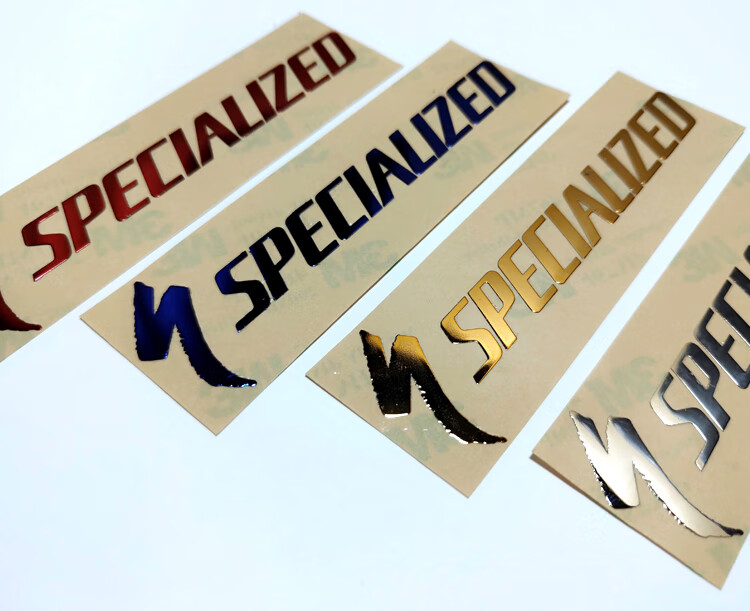 闪电sworks/specialized金属贴纸公路车架单车立体sagan萨甘环法 红色