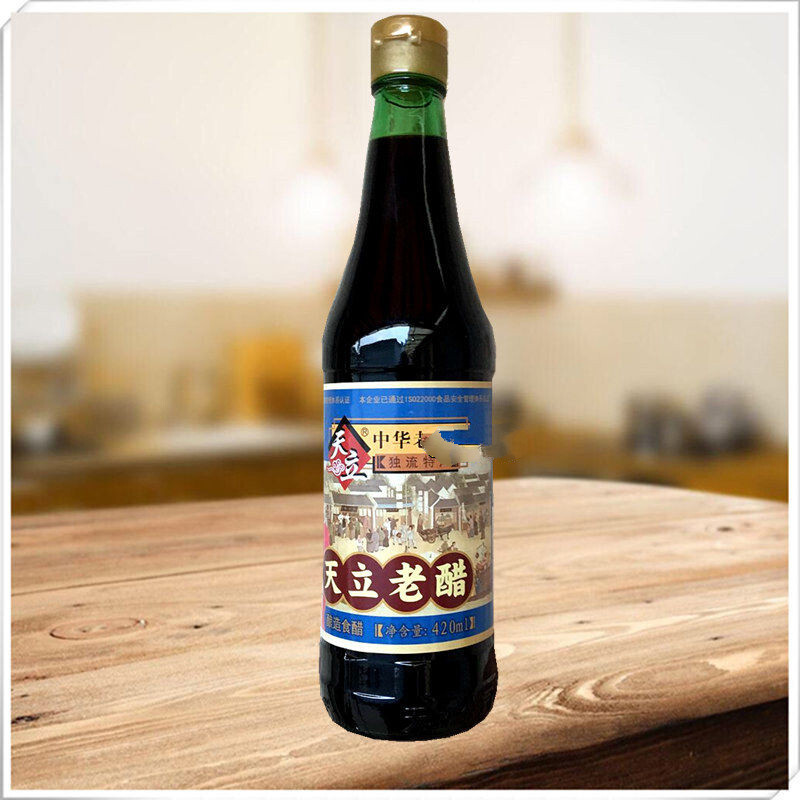 天津独流天立老醋420ml天津老陈醋米醋酿造食醋饺子面食凉拌食醋420ml