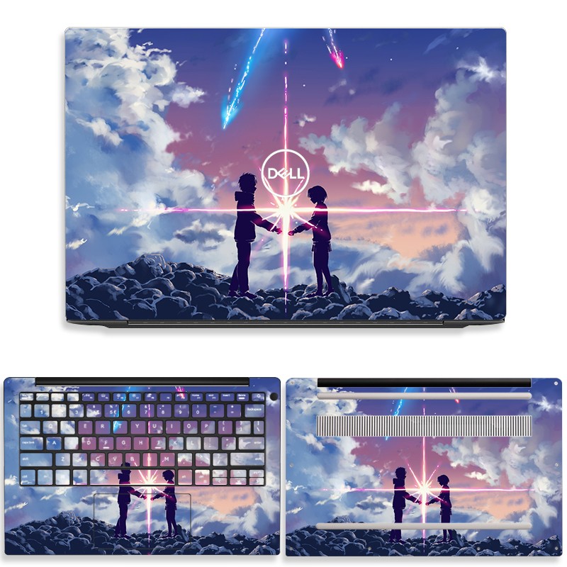 133英寸戴尔dellxps139305笔记本贴膜9310机身外壳全套电脑贴纸透明