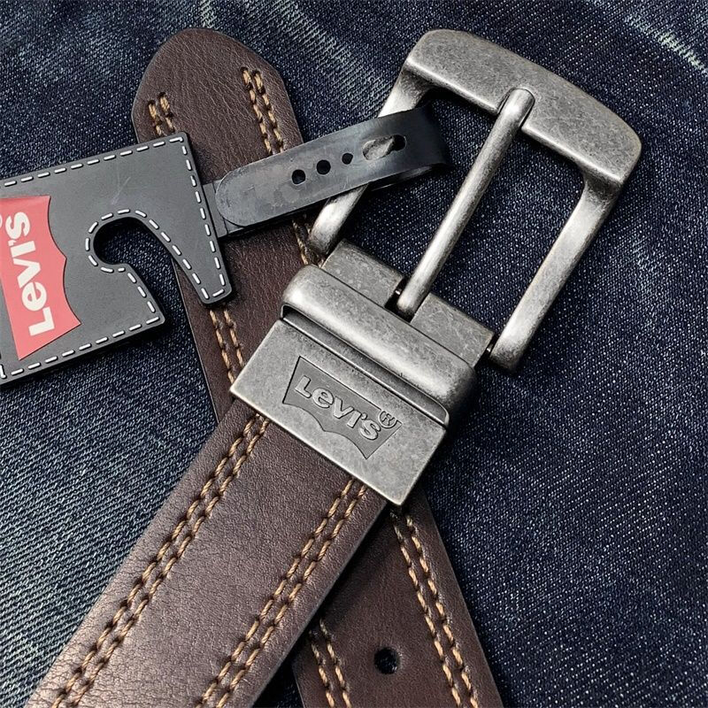 levis李维斯皮带男士双面针扣复古腰带男潮牌百搭青年皮带男礼物