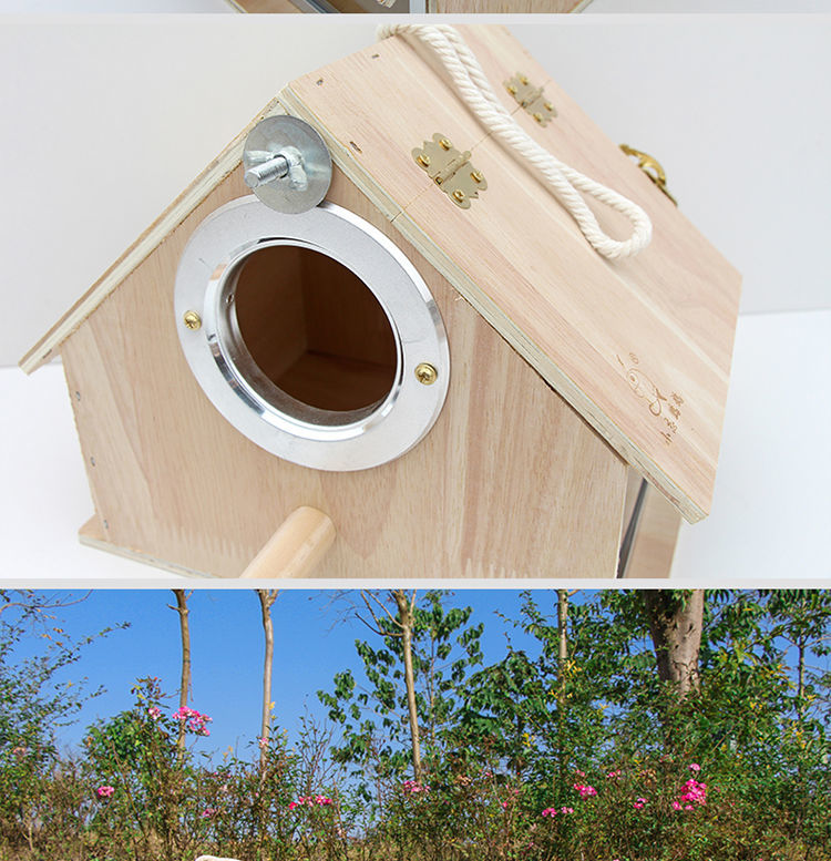 房型透明鹦鹉繁殖箱玄凤虎皮牡丹用鸟类用品鸟窝鸟巢鸟巢箱内外挂透明