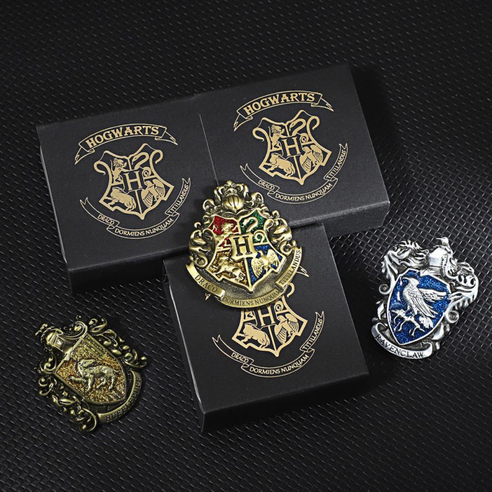 金色飞贼哈利波特徽章ins金属胸针cos送礼斯莱特林蛇学院标志男女朋友