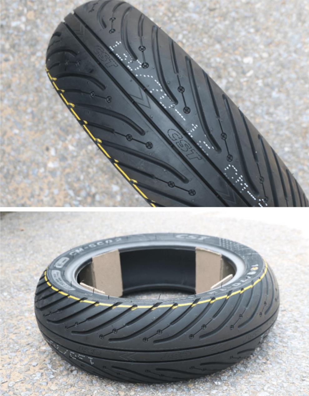 90/100/120/130/70-12/10摩托车轮胎 90/90-10晴雨胎半热熔sc02【图片