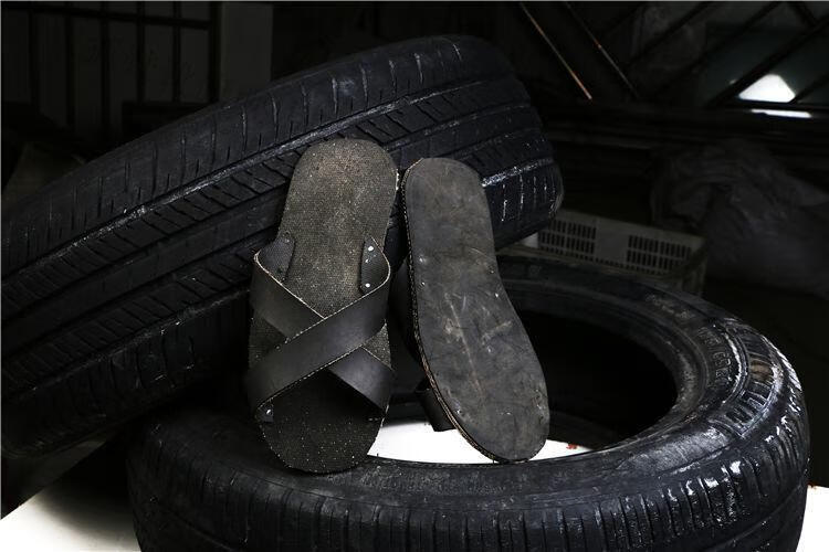 纯手工越南橡胶轮胎凉鞋老式复古怀旧拖鞋个性沂蒙大凉鞋丑鞋潮夏竹奈