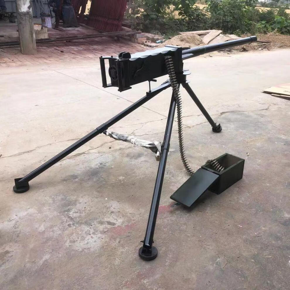 56式半自动道具枪影视道具影视道具金属马克沁重机枪摆件金属m2重机枪