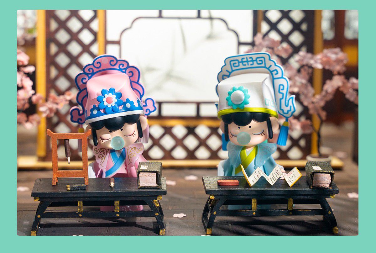 今夕何夕3代与子成说盲盒可爱女生情侣古风公仔摆件牛郎