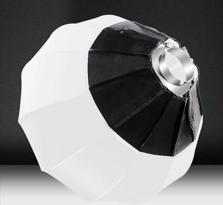 妙图直播柔光球65cm球形柔光罩柔光箱便携摄影灯球罩闪光灯笼保荣卡口