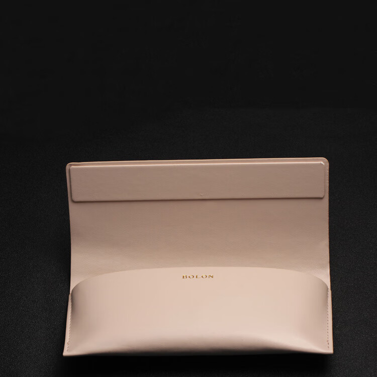 新品 暴龙墨镜收纳盒太阳眼镜盒男女抗压感便携式gm墨镜盒皮质bl [bl]