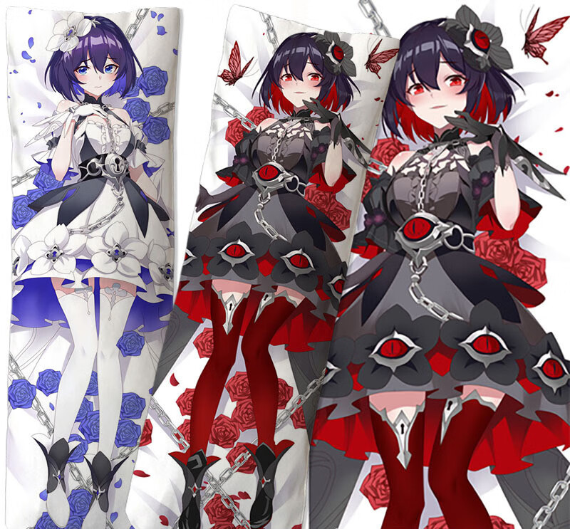 万代崩坏三抱枕等身定制周边二次元卡通动漫抱枕夹腿长条靠垫way 15