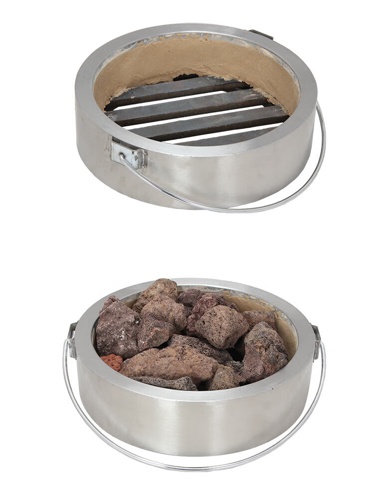 崇盛晶珠 气炭燃气烤鸭炉胆煤气天然气火山石炉子不锈钢烧鸡鸭鹅炉