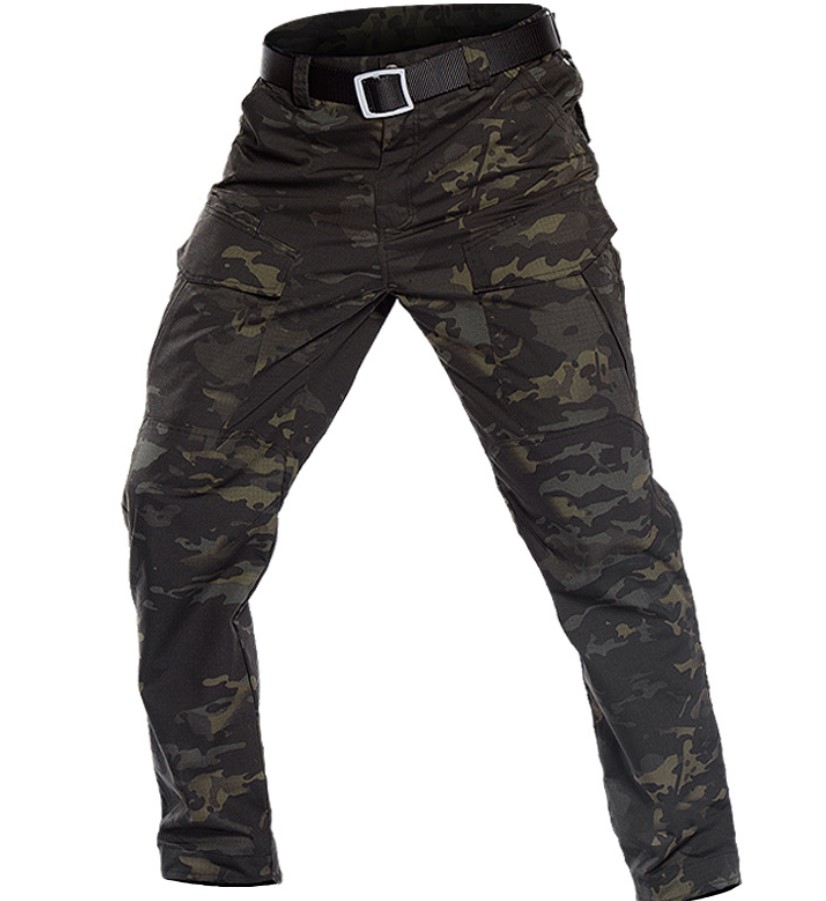 高质量 春秋通勤战术裤防水防刮迷彩裤男士户外工装裤多袋长裤男 cp