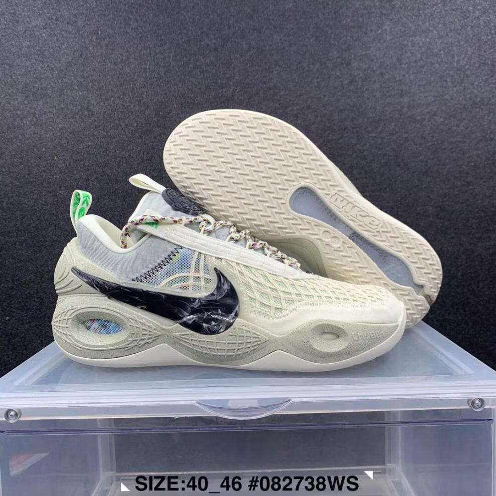 cosmic unity安东尼戴维斯篮球鞋浓眉哥1代战靴气垫环保湖人实战 蓝绿