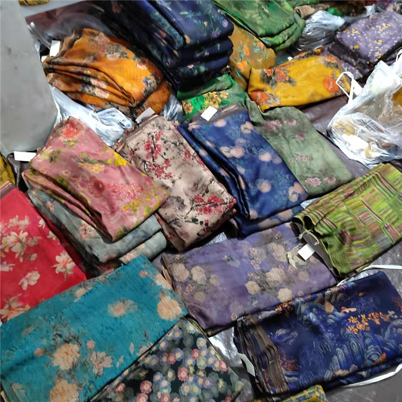 香云纱布料顺德零布头处理正宗产地顺德古风丝绸重磅莨绸布料 15重磅