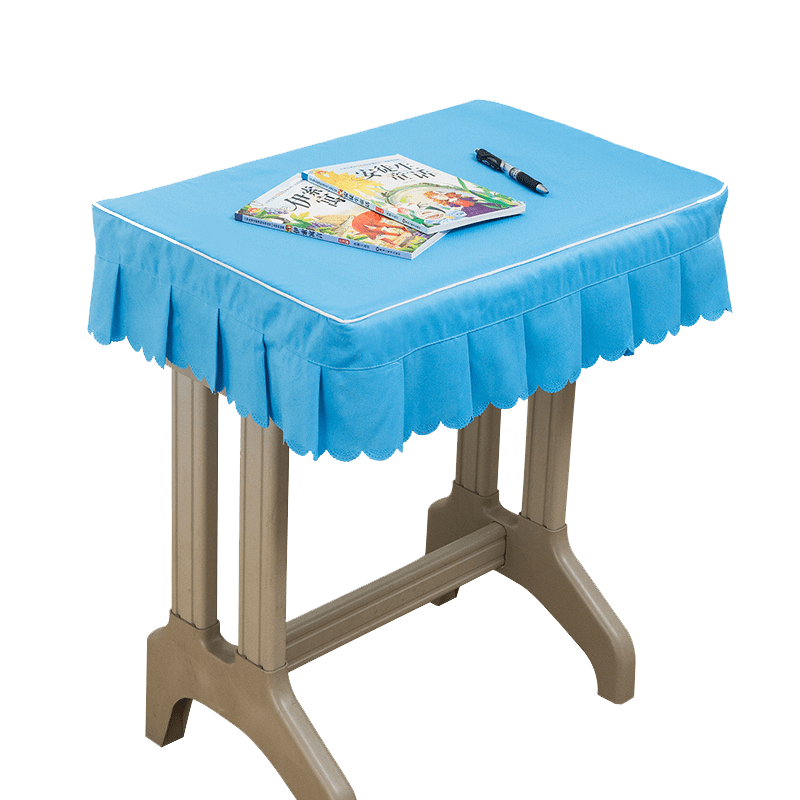 中小学生桌布桌罩课桌套单人课桌罩桌套学校培训课桌桌布粉色4060cm有