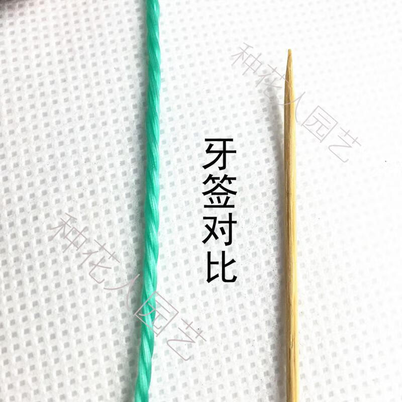 细绳尼龙绳子2mm塑料绳绿色细绳渔网绳打包绳补网绳鱼线绳吊树绳粗绳