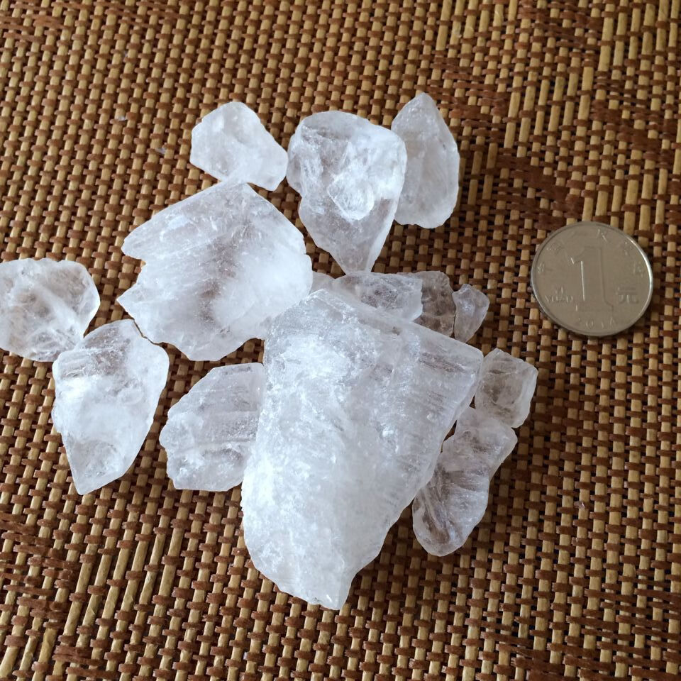 白凡明矾净水用结晶食用食品级晶体明凡500g白矾大块装油条粉泡脚