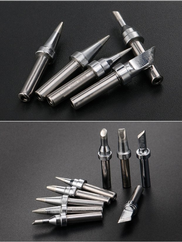 琳德邦业m高频电烙铁头尖头刀头扁平头焊头内热式恒温手柄洛铁头 200m