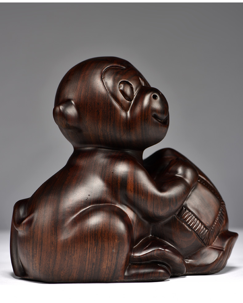 精雕猴子【长16cm】【图片 价格 品牌 报价】-京东